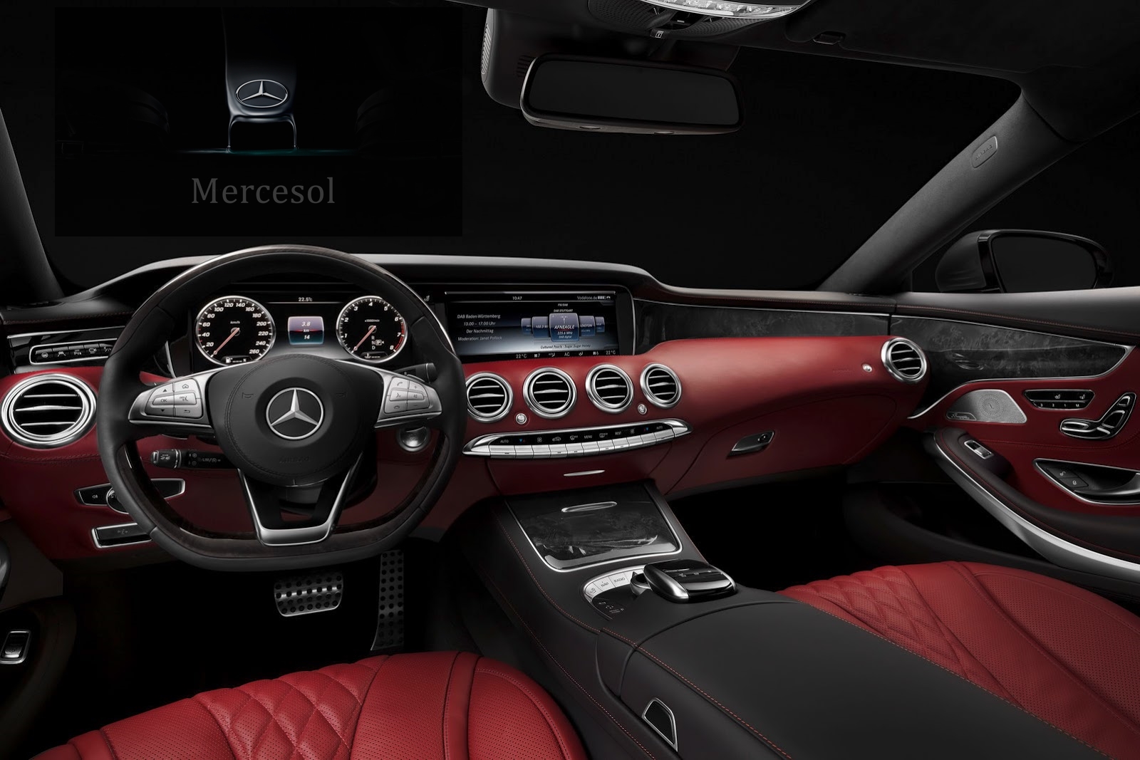 Mercedes Benz S Class Coupe Interior 2 Mercesol